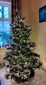 Prachtige kunstkerstboom met verlichting, Ophalen