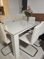 hoogglans eettafel+salontafel +tvmeubel in Hellevoetsluis, Huis en Inrichting, Tafels | Eettafels, 150 tot 200 cm, 100 tot 150 cm