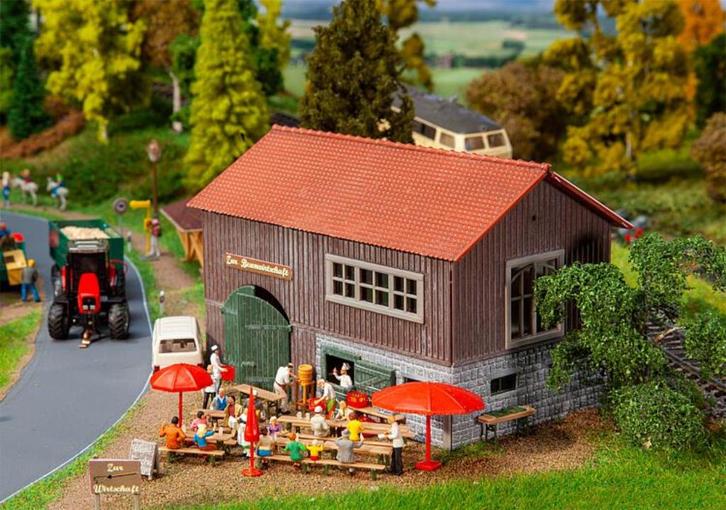 Faller Wijnmakerij restaurant, Hobby en Vrije tijd, Modeltreinen | H0, Nieuw, Brug, Tunnel of Gebouw, Gelijkstroom of Wisselstroom