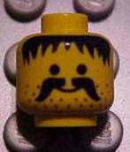 Lego Pirates Yellow Minifigure, Head Moustache, Stubble, Kinderen en Baby's, Speelgoed | Duplo en Lego, Ophalen of Verzenden, Zo goed als nieuw