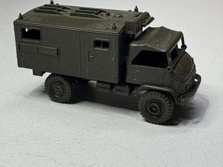 Roco Minitanks Unimog radiowagen IMG5975/6/7/8/9, Hobby en Vrije tijd, Modelauto's | 1:87, Gebruikt, Bus of Vrachtwagen, Roco