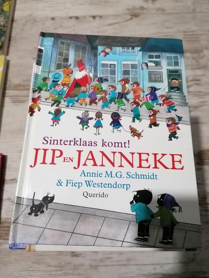 Annie M G Schmidt Jip en Janneke / Sinterklaas komt FIEP TOP, Boeken, Overige Boeken, Gelezen, Ophalen of Verzenden