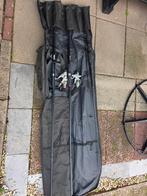 3x karper hengel in foudraal 2 molens, Ophalen, Gebruikt, Werphengel