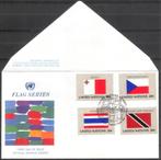 VN - vlaggen - Malta / Tsjechoslowakije / Thailand / T&T, Envelop, Verzenden