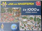 puzzel Jan van Haasteren 2 x 1000 stukjes nieuw in plastic, Ophalen of Verzenden, 500 t/m 1500 stukjes, Nieuw, Legpuzzel