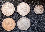 5 oude zilveren munten Willem 2 en 3, Verzenden, Overige landen, Setje, Zilver