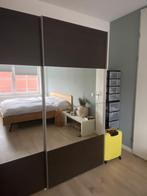 Haco schuifdeurkast met spiegels – 200x210 cm, Ophalen, Overige materialen, 200 cm of meer, Met hangruimte