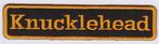 Harley Davidson Knucklehead stoffen opstrijk patch embleem #, Motoren, Verzenden, Nieuw