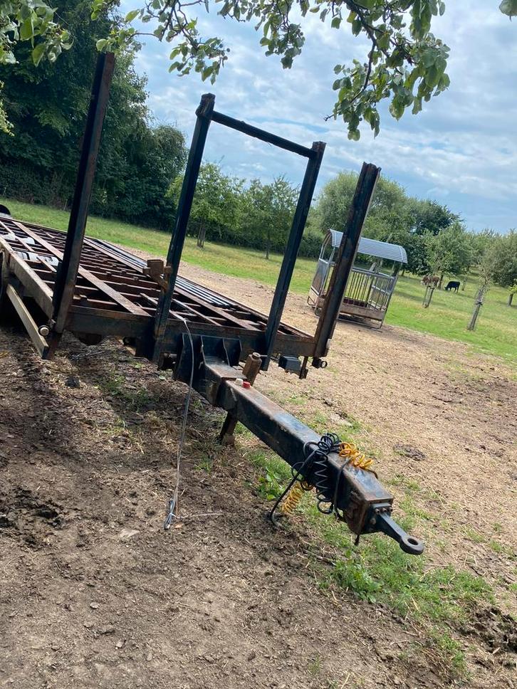 Tekoop plattewagens/diepladers, Zakelijke goederen, Agrarisch | Werktuigen, Transport, Ophalen