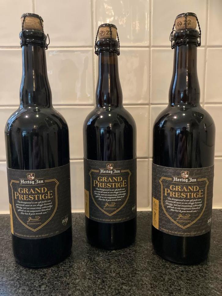 Hertog Jan Grand Prestige (diverse jaargangen), Verzamelen, Biermerken, Nieuw, Flesje(s), Hertog Jan, Ophalen of Verzenden