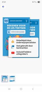 Rekenen oefenboek groep 7 pdf junior einstein deel 1 en 2, Boeken, Ophalen of Verzenden, Nieuw, Overige niveaus, Nederlands