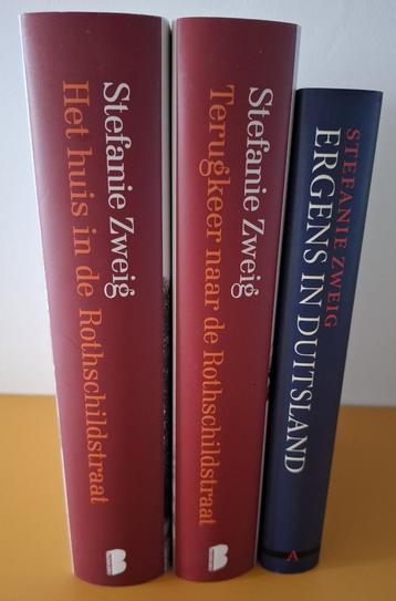 3 boeken Stefanie Zweig in zeer goede staat Rothschildstraat beschikbaar voor biedingen