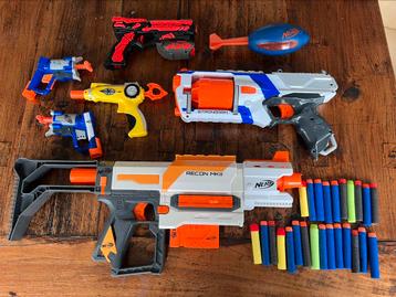 Nerf guns pistolen met pijltjes beschikbaar voor biedingen