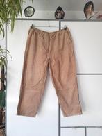 Corduroy broek met elastiek, Beige, Maat 46/48 (XL) of groter, Ophalen of Verzenden, Lang