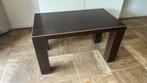 Salon tafel donkerbruin hout look, Huis en Inrichting, Ophalen, Gebruikt, 50 tot 100 cm, 50 tot 100 cm