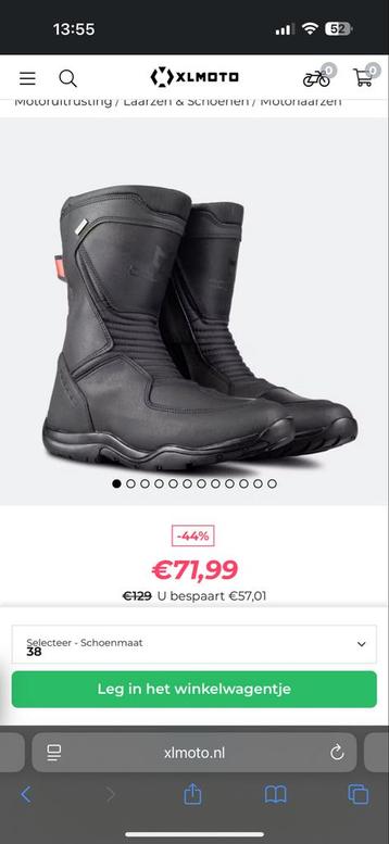 Course Dames Motorlaarzen Maat 41 - Zo Goed Als Nieuw! beschikbaar voor biedingen