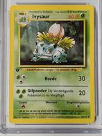 Ivysaur 1999  Base Set 1st Ed!!!!!!. CGC 10, Ophalen of Verzenden, Zo goed als nieuw, Losse kaart