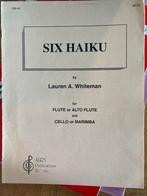 Six Haiku - Lauren A. Whiteman - Fluit/Cello, Gebruikt, Klassiek, Dwarsfluit of Piccolo, Ophalen of Verzenden