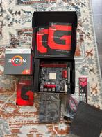 AMD Ryzen 5 2400G incl. cooler en ASRock Fatal1ty X370 mobo, Computers en Software, Processors, Ophalen, Gebruikt, 4-core, AMD Ryzen 5