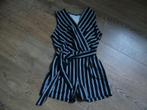 Zwart gestreepte korte jumpsuit maat XS, Ophalen of Verzenden, Gedragen, Maat 34 (XS) of kleiner, Zwart