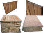 Azobé hardhouten damwand 37 mm -  € 35,- per m2 incl. btw, Tuin en Terras, Palen, Balken en Planken, Ophalen, Planken, Nieuw, Hardhout