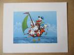 adv10180 donald duck prent, Verzamelen, Disney, Ophalen, Donald Duck, Gebruikt