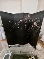 Vintage zijden kamerscherm, aziatisch, Antiek en Kunst, Ophalen