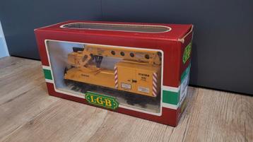 Lgb 4042 matra  kraan wagon hijskraan rails playmobil trein  beschikbaar voor biedingen