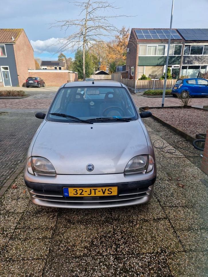 Fiat Seicento 1.1 2002 Grijs, Auto's, Fiat, Particulier, Seicento, Benzine, C, Hatchback, Handgeschakeld, Origineel Nederlands
