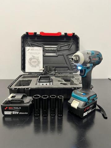 Slagmoersleutel | 2 Accu’s | Elektrich Gereedschap | Nieuw beschikbaar voor biedingen