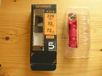 Manker E02 zaklamp rood., Ophalen of Verzenden, Zo goed als nieuw, Batterij