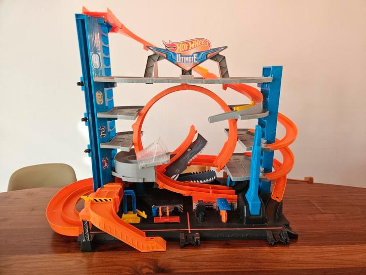 Hot Wheels Ultimate Garage Racebaan, autootjes, auto's, Kinderen en Baby's, Speelgoed | Racebanen, Racebaan, Handmatig, Hot Wheels