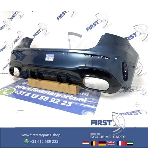 W177 A KLASSE 2024 A45 S AMG ACHTERBUMPER BLAUW Origineel Me, Auto-onderdelen, Carrosserie en Plaatwerk, Bumper, Mercedes-Benz