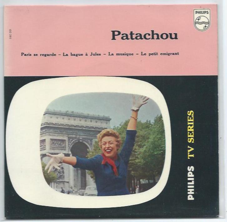 Patachou- Philips TV Serie, Cd's en Dvd's, Vinyl Singles, Zo goed als nieuw, EP, Nederlandstalig, Verzenden