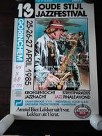 Puntgave poster OUDE STIJL JAZZFESTIVAL GORINCHEM 1985, Ophalen of Verzenden, Zo goed als nieuw, A1 t/m A3, Overige onderwerpen