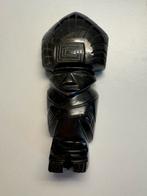 Obsidiaan Azteken beeldje 19 cm, Antiek en Kunst, Verzenden