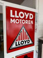 LLOYD MOTOREN emaille reclamebord, Ophalen, Reclamebord, Gebruikt, .