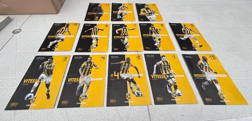 15 Vitesse Wedstrijdboekjes 2016/2017, Verzamelen, Sportartikelen en Voetbal, Zo goed als nieuw, Boek of Tijdschrift, Vitesse