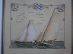 borduur patroon THE AMSTERDAM VOC SCHIP GALJOENEN VOC skutsj, Hobby en Vrije tijd, Borduren en Borduurmachines, Ophalen of Verzenden