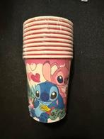 Stitch en Angel bordjes bekers Stitch thema versiering, Ophalen of Verzenden, Nieuw, Versiering, Verjaardag