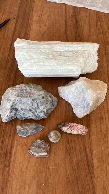 Verzameling mineralen en stenen beschikbaar voor biedingen