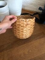 Rieten rotan bloempot, Ophalen, Overige materialen, Rond, Zo goed als nieuw