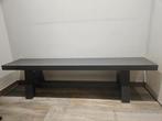Houten eetkamerbank antraciet, Huis en Inrichting, Stoelen, Ophalen, Gebruikt, Hout, Eén