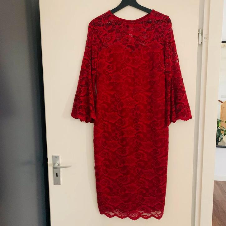 Nieuwe Bordeaux Rode Jurk, Kleding | Dames, Jurken, Nieuw, Maat 38/40 (M), Rood, Knielengte, Ophalen of Verzenden