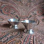 Art deco stijl gehamerd roomstel, Ophalen of Verzenden