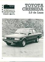 Autokampioen test Toyota Cressida 1981, Ophalen of Verzenden, Gelezen, Toyota