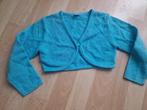 zeeblauwe glitter bolero, maat 92/98, Ophalen of Verzenden, Zo goed als nieuw, Meisje, Trui of Vest