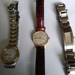 3 Mooie horloges met datum Citizen  boccia prisma, Ophalen, Zo goed als nieuw, Staal, Overige merken