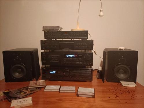 Prachtige JVC set, Audio, Tv en Foto, Stereo-sets, Gebruikt, Cassettedeck, Speakers, JVC, Ophalen