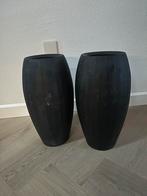 Aardewerk vazen, Ophalen, Rond, Zo goed als nieuw, Minder dan 25 cm